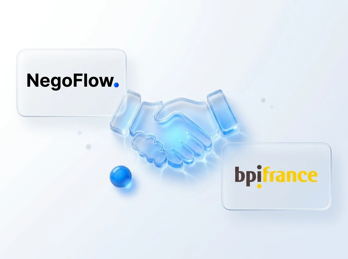 NegoFlow soutenu par Bpifrance via l'Aide au Financement de l'Innovation